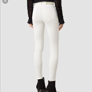 All saints Grace off white jeans denim size 27 NWT